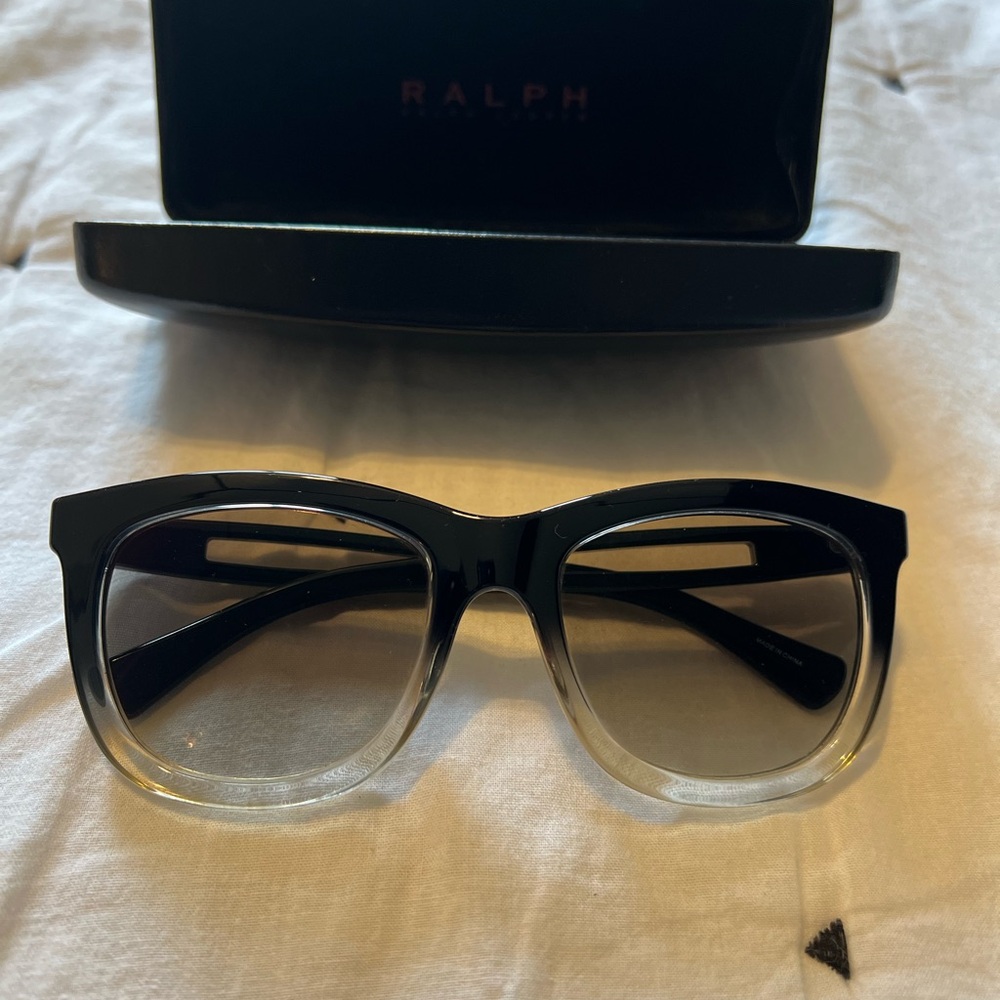 Ralph Black and Clear Sunglasses
